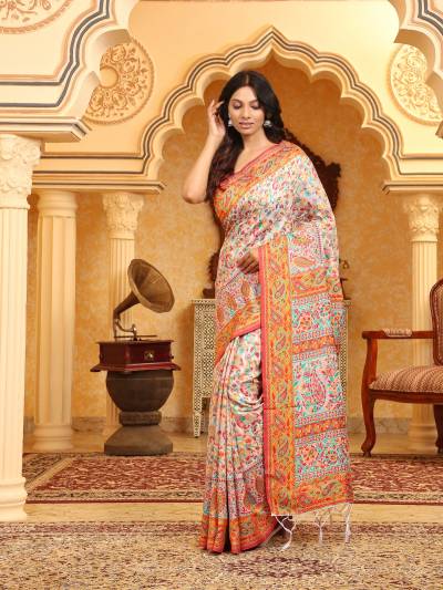 AYURVASTRA BY ASTITA DESIGNER LINEN COTTON SAREE WHOLESALER IN INDIA